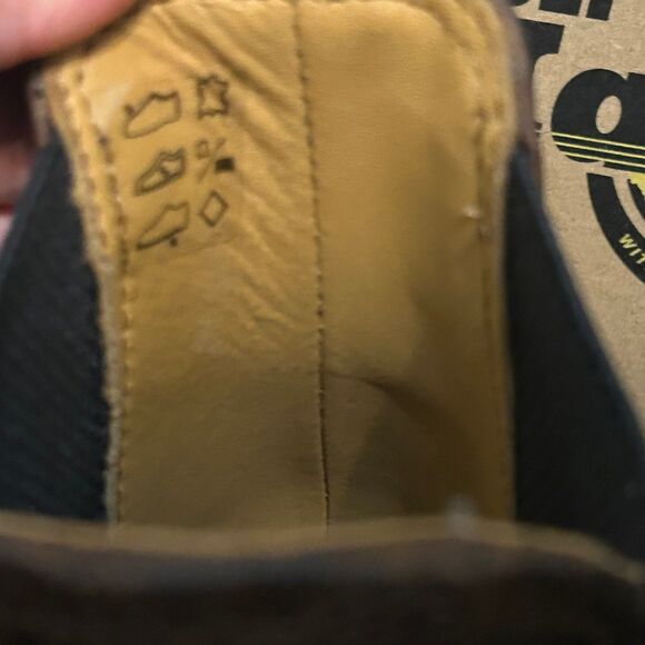 DR MARTENS 27896 leather ankle Chelsea boots booties shoes women’s 9 new - Picture 4 of 6